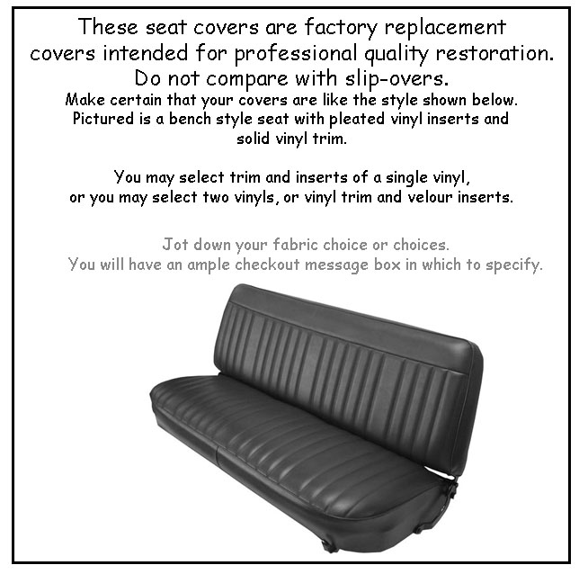 Ford bronco seat covers 1986 #6